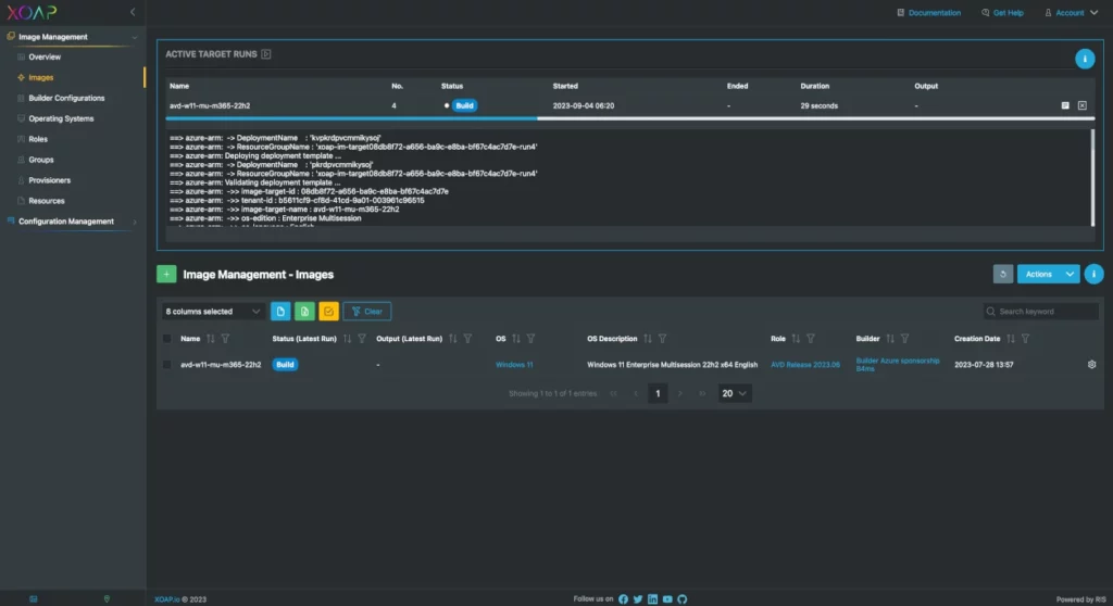 imageXO rebuild scripts