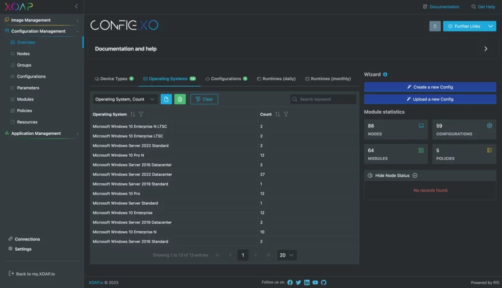 configXO system overview