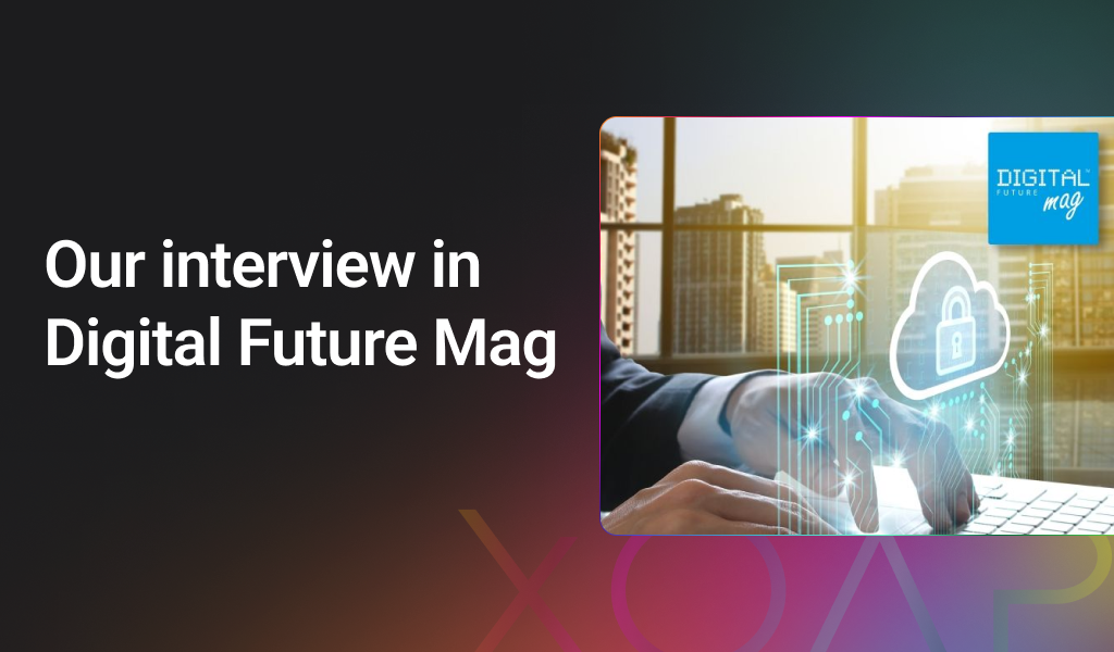 Screenshot of XOAP interview in Digital Future Mag
