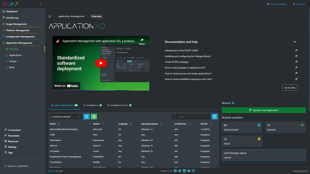 Application.XO Overview