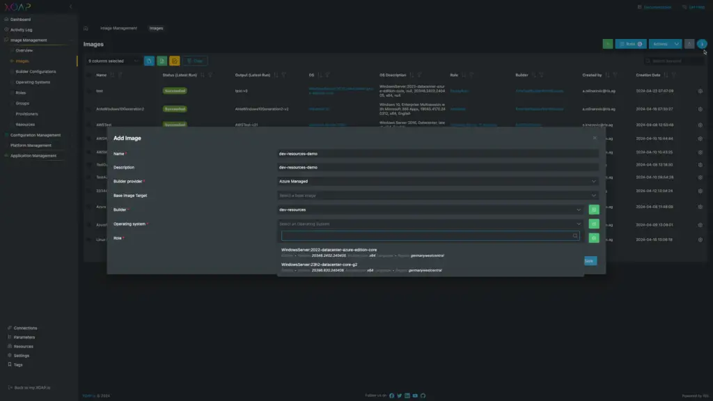 Info for OS