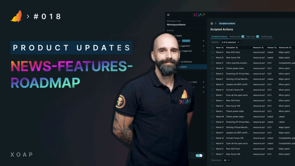Product updates 018 | XOAP | Watch recording