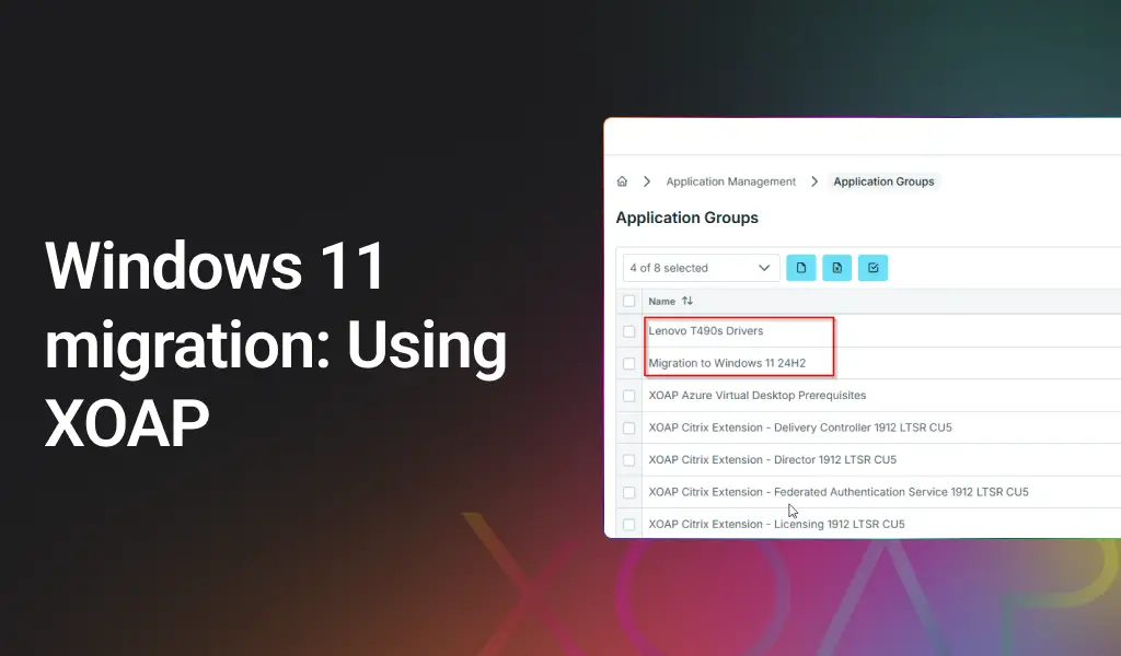 Windows 11 migration made easy with XOAP automation platform