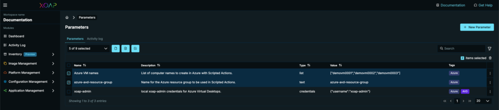 Multi selections option