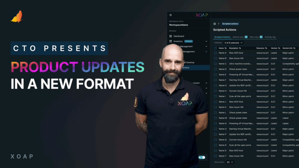 XOAP product updates now in a new format