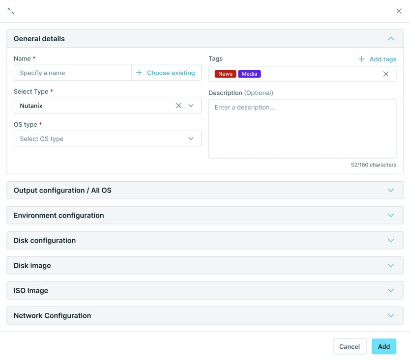 Nutanix configurations