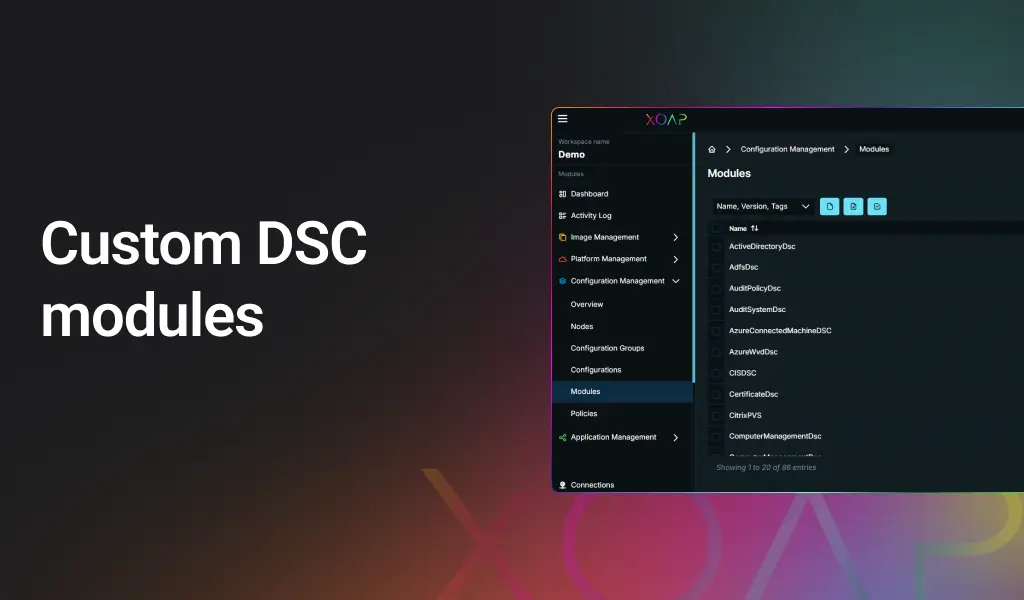 Why use custom DSC modules