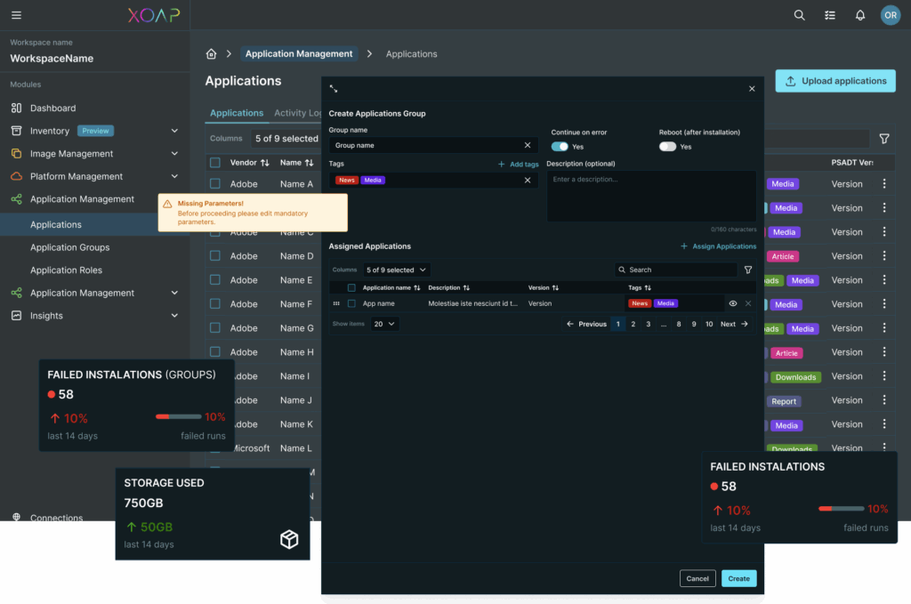 Application Management