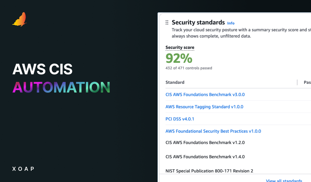 AWS CIS accounts automated with XOAP